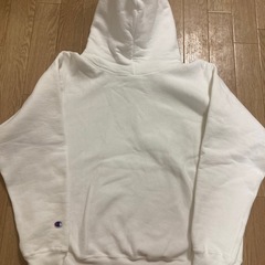 Champion 　ホワイトフードパーカーの画像