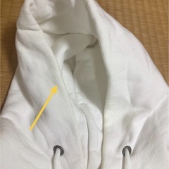 Champion 　ホワイトフードパーカーの画像