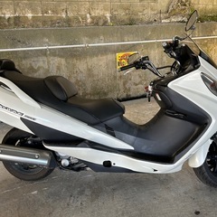 SUZUKIスカイウェイブ250白の画像