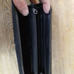 Bianchi(小さめ)ショルダーバックとMICHAELKORS財布の画像