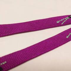 羽織紐 紫 アンティーク レトロ 美品 赤紫 羽織 リメイク アレンジ 着物 和服 綺麗 かわいい パープル　の画像