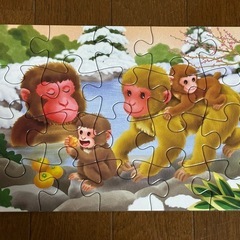 くもんのジグソーパズル ステップ2 なかよし どうぶつファミリー の画像