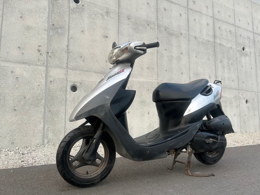 【エンジンは実動】 スズキ レッツ2 CA1PA シルバー色 原付 バイク 2スト 通勤 通学 ZZ CA1KA