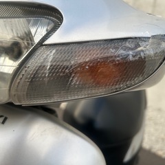 【エンジンは実動】 スズキ レッツ2 CA1PA シルバー色 原付 バイク 2スト 通勤 通学 ZZ CA1KAの画像