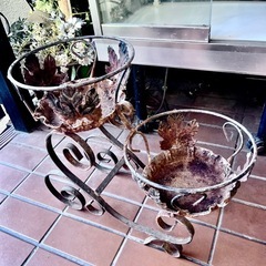 【アンティーク✨】プランタースタンドの画像