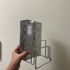 ニトリ NITORI ステンレス製 包丁 まな板スタンドの画像