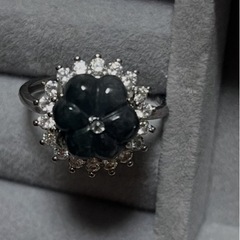 翡翠指輪の画像