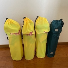 アウトドアチェア　4脚の画像