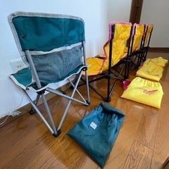 アウトドアチェア　4脚の画像