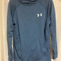 アンダーアーマー パーカー プルオーバー メンズ ブルー トレーニング ウェアの画像