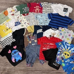 （お譲り先決まりました）子供服80〜100cm（男の子用）100点以上の画像