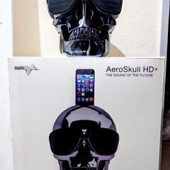新品同様2点 Music Life Aero Skull/エアロ スカル HD+の画像