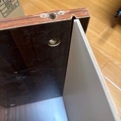 【ジャンク】3段ローリングデスク 3引き出し＆キャスター付き - ヘビーデューティモバイルオーガナイザーカート、ホワイト/ブラウン/ナチュラルウッド仕上げ、省スペースモバイルファイルキャビネット、ホームオフィス用PCデスク、A4用紙収納（簡単組立式）, デスク下収納, ファイルストレージオーガナイザー, オフィスの整理と収納, オフィス用引き出し, オフィス引き出し, 引き出し収納, ファイルストレージ, ファイリングドロワー, デスクの整理と収納, オフィス家具, 収納と整理, デスクトップ引き出しの画像