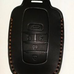 未使用 社外品 トヨタ ヴォクシー ノア 90系 キーケース キーホルダー 3ボタンブラック 本革 落下キズ防止の画像