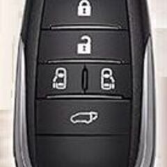 未使用 社外品 トヨタ ヴォクシー ノア 90系 キーケース キーホルダー 3ボタンブラック 本革 落下キズ防止の画像