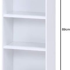 【良品】3段カラーボックス(白色)の画像