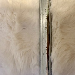 クリアテーブル 韓国 折りたたみ式 デスクの画像