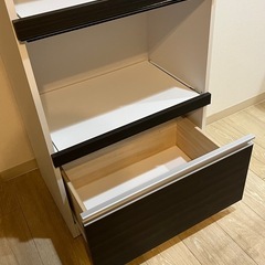 レンジ台 レンジボード 完成品 幅60cm レンジラック 家電収納 日本製の画像