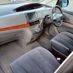 エスティマ　2.4 アエラスGエディション　中期モデル　H22　車検9/6　118000ｋ　純正HDDナビ＆フルセグTV＆フリップダウンモニター　カラーバックカメラ　ETC 　クルコン　両側パワースライド　17ＡＷ　キセノン　7人乗り　スタッドレス積載の画像