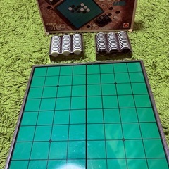 🌟ツクダオリジナル マグネットオセロゲーム✨二つ折り盤で持ち運び便利◎揺れる乗物でも遊べるマグネット石♬中身美品 200円🕊️💛の画像