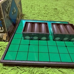 🌟ツクダオリジナル マグネットオセロゲーム✨二つ折り盤で持ち運び便利◎揺れる乗物でも遊べるマグネット石♬中身美品 200円🕊️💛の画像