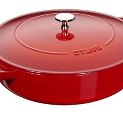 ストウブ　フレイザーソテーパン28㎝　チェリーの画像