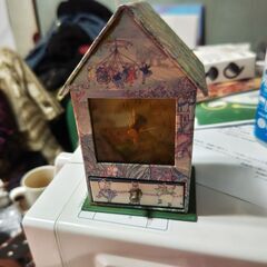 うさぎの置き時計（ジャンク品）の画像