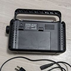 【お話し中】【ジャンク品】ラジオ ELPA 黒 PSEマークつきの画像