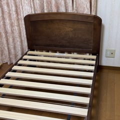美品　ニトリ　ベッドフレーム　シングルの画像