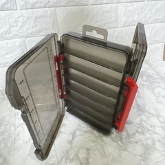 釣り道具　安い　ルアーケース　黒　2個セット　収納　タックルボックス　両面　22の画像