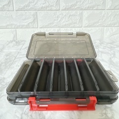 釣り道具　安い　ルアーケース　黒　2個セット　収納　タックルボックス　両面　22の画像