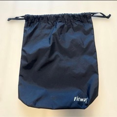 【新品】Fitway japana レインウェア上下　収納袋つきの画像