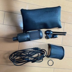 audio-technica AT2020USB+ 、ポップガードの画像