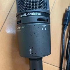 audio-technica AT2020USB+ 、ポップガードの画像