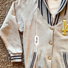  MLBドジャース　トレーナーカーディガンの画像