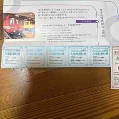 東京メトロ割引券の画像