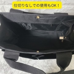 トートバッグ　3way マザーズバッグ 黒 ショルダー ベビーカーバッグ 23の画像