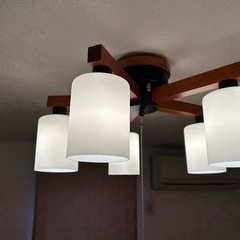 どんなお部屋にも合う5灯シーリングランプの画像