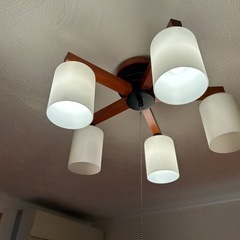 どんなお部屋にも合う5灯シーリングランプの画像