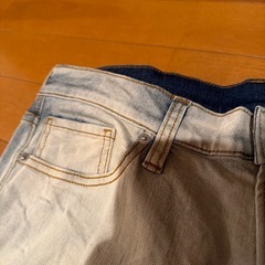 GUメンズスキニーデニムライトブルー32インチの画像