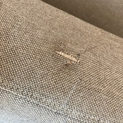 フルフラットになるソファー+オットマン
の画像