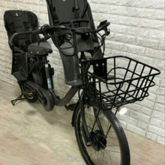 ✨美品✨BRIDGESTONE 電動アシスト自転車bikke ビッケモブdd 3人乗り対応 　内装3段変速✨室内保管✨完成車配送✨a11の画像