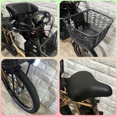 🌟🌸美品🌸室内保管🌸パナソニック 電動自転車 ギュットアニーズ 子供乗せ  🌈新基準🌈a12の画像