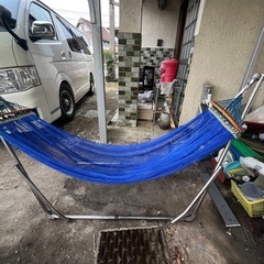 ハンモック　キャンプ　インテリアの画像