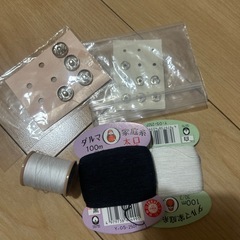 ソーイング　パーツ　ゴムなど各種の画像