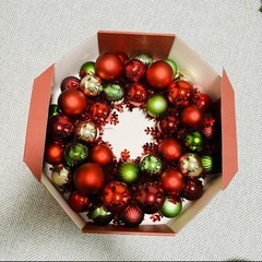 IKEAクリスマスリースの画像