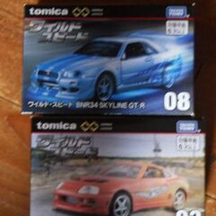 ワイルドスピード　ミニカー＆トレットハウスフィギュア　５点セット　新品未開墾の画像