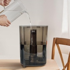加湿器 卓上 大容量 超音波式 3.5L 花粉症対策 加湿力350mL/h 水漏れしない 6-22畳対応 15時間以上運転 人気ランキング 3段階のミスト 水循環 濾過 恒湿センサー搭載 お手入れ簡単 タワー式 水量確認可能 静音 省エネ 空焚き防止 学校 家庭用 オフィス 乾燥対策 リモコン付き PSE認証済みの画像