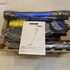 【新品】コードレス 掃除機 75KPa強力吸引 自立式 軽量 ハンディ 低騒音 パープル  ハンディクリーナー 大掃除の画像