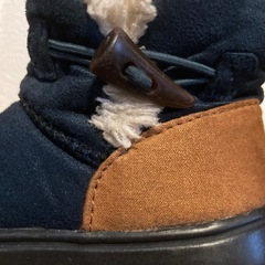 NorthDate 14センチ　 冬用ベビーブーツ 14センチ
ネイビー&ブラウンの画像